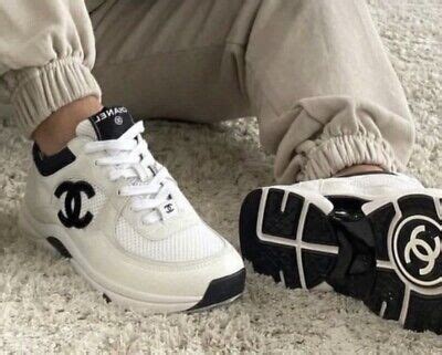 chanel shoes sneakers ebay|fashion sneaker Chanel shoes women.